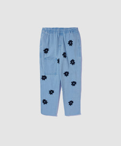 Flower Hand Embroidery Pants