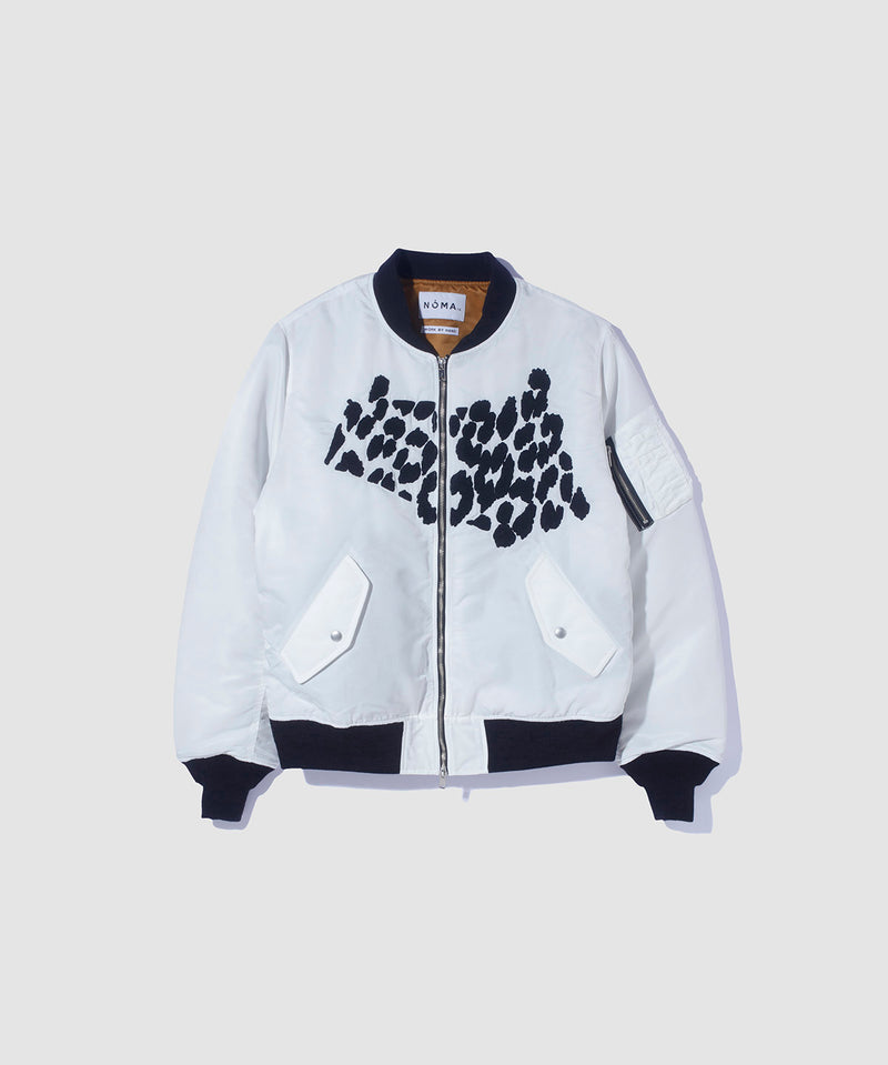 Hand Embroidery Leopard Flight Jacket – NOMA t.d.