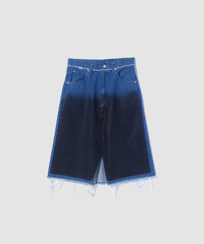 Denim Skirt - Hand Paint