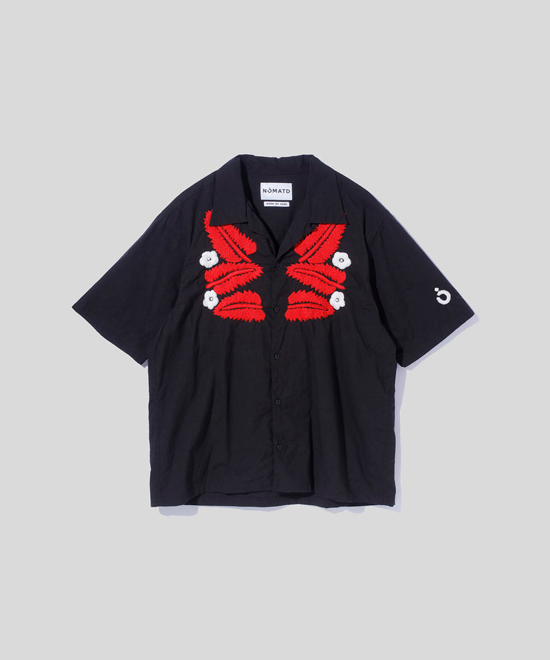 Leaf Hand Embroidery SS Shirt