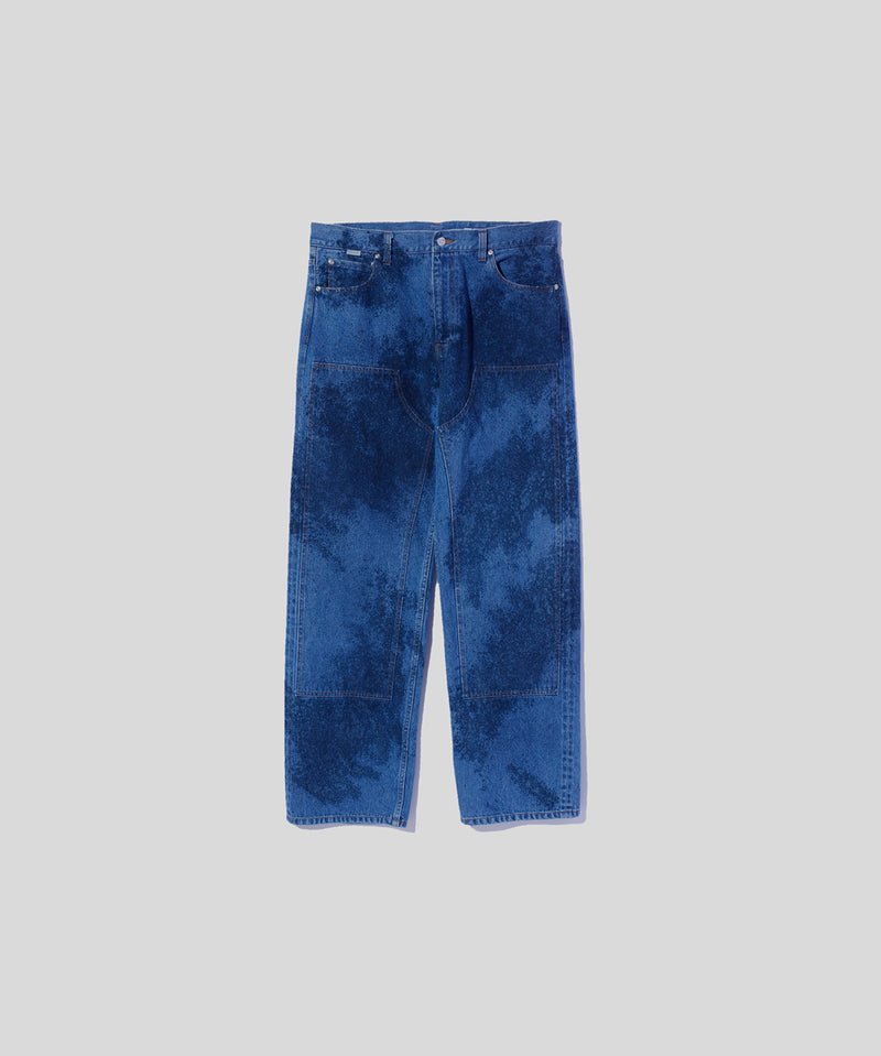 Hand Dyed  Denim Work Pants